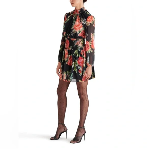 Steve Madden Women’s Floral “Natalie” Dress - Size S - Picture 3 of 4